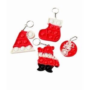 Christmas Bubble Pop it’s Fidget Toys set of 4‎
